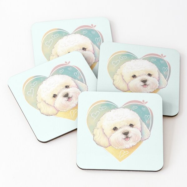 Item preview, Bichon Frise dog cute designed and sold by nicestr.