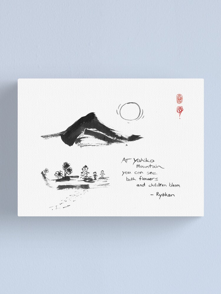 Alternate view of Yahiko Mountain Canvas Print