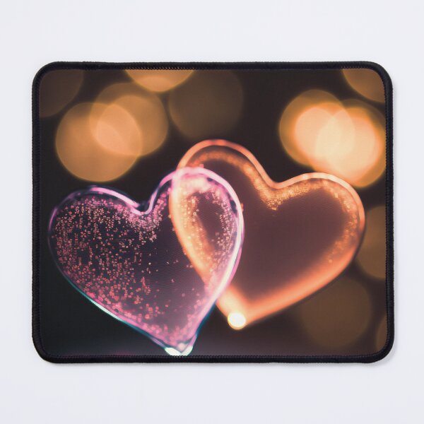 Item preview, Cute little transparent hearts floating in the air designed and sold by enchantedsofa.