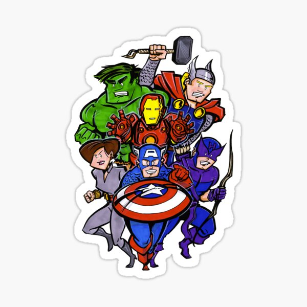 Mighty Heroes Sticker