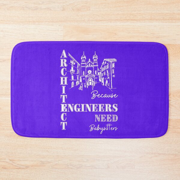 Item preview, Architect Because Engineers Need Babysitters (purple) designed and sold by Novelty-Shirts.