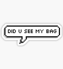 BTS Mic Drop 'did you see my bag' Sticker