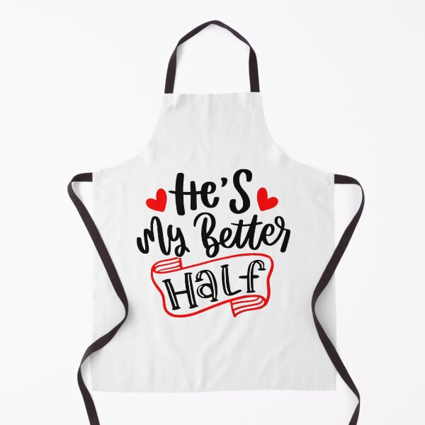 Item preview, He's My Better Half - Black & red quotes designed and sold by jwebmarket.