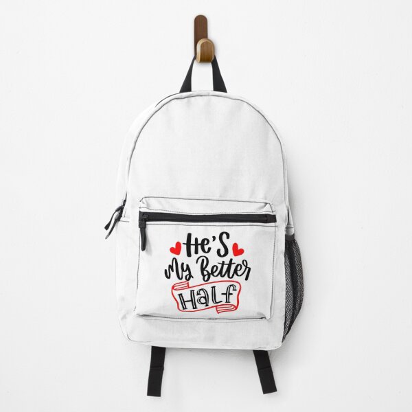 Item preview, He's My Better Half - Black & red quotes designed and sold by jwebmarket.