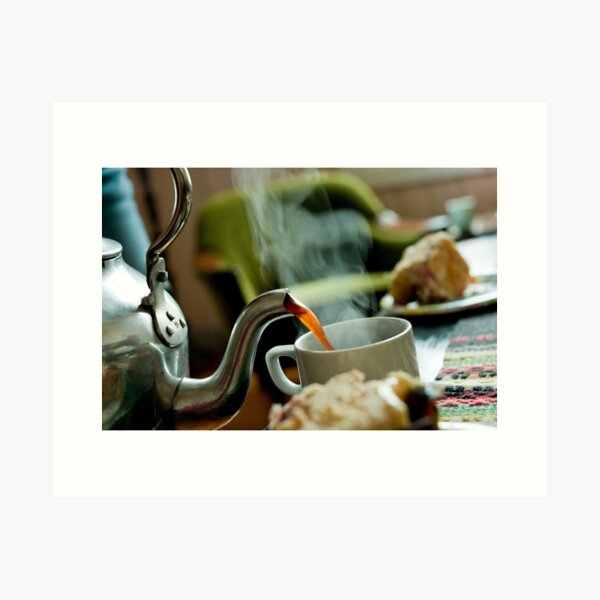 Retro Coffee Pot Art Print