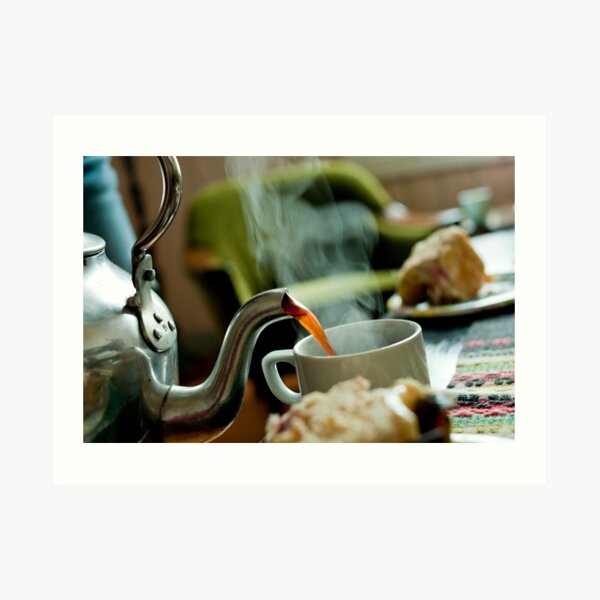 Retro Coffee Pot Art Print