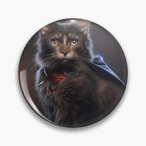 Item preview, Maine Coon Superhero Cat designed and sold by Awethentik.