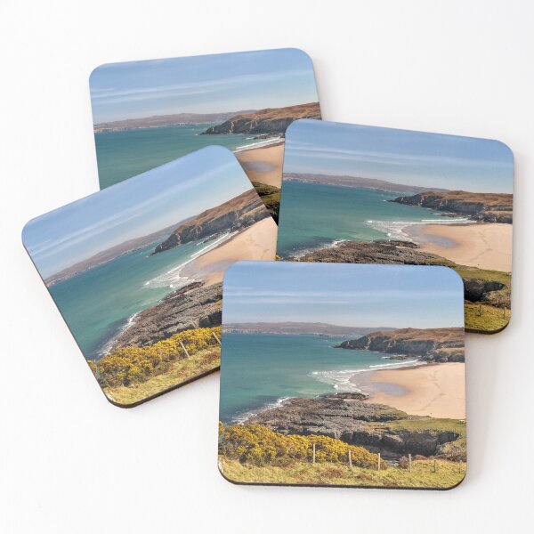 Item preview, Ceannabheinne Beach in Spring NC500 Scotland designed and sold by PhotosEcosse.