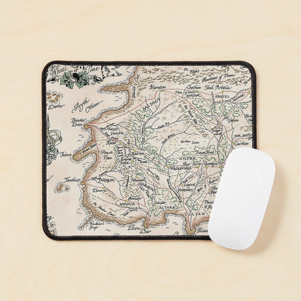 Map of Camp Half Blood Mouse Pad for Sale by Nakamoto99