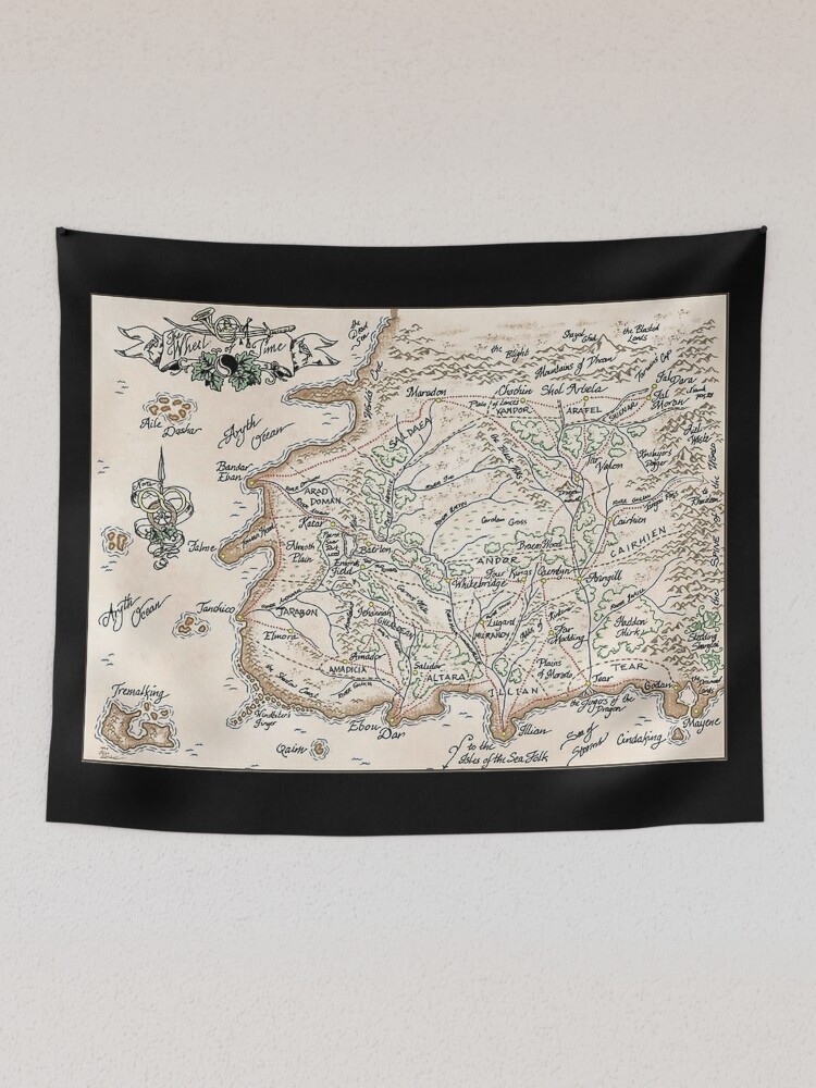Map of Camp Half Blood Tapestry for Sale by Nakamoto99
