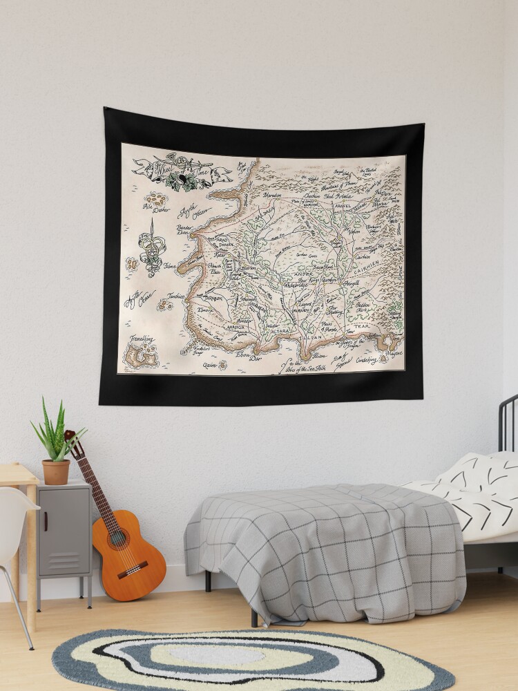 Map of Camp Half Blood Tapestry for Sale by Nakamoto99