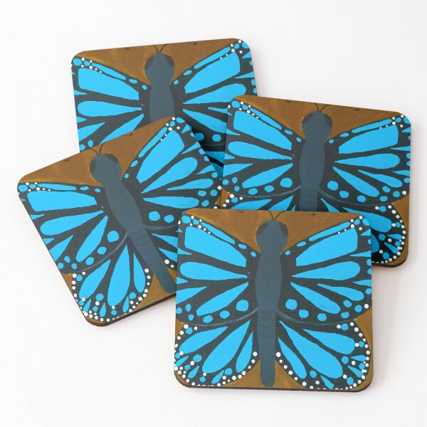 Item preview, Painted Blue Butterfly - Art designed and sold by jolabrese.