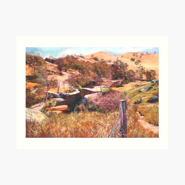 'Above Hughes Creek' Art Print
