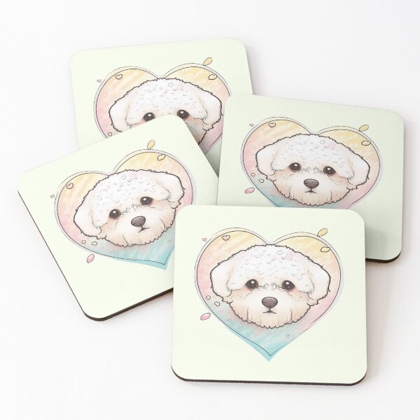 Item preview, Bichon Frise dog cute designed and sold by nicestr.