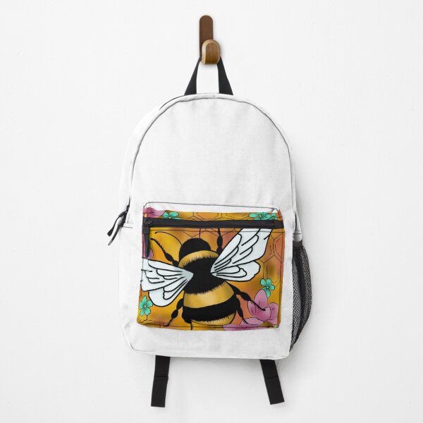 Item preview, Bee on honeycomb with flowers, orange. designed and sold by AlexHodder.