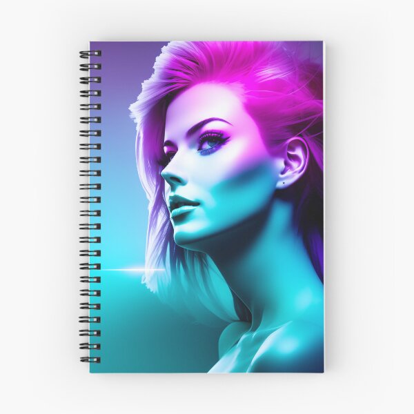 Item preview, Beautiful woman portrait in violet and purple colors designed and sold by AlePosters.