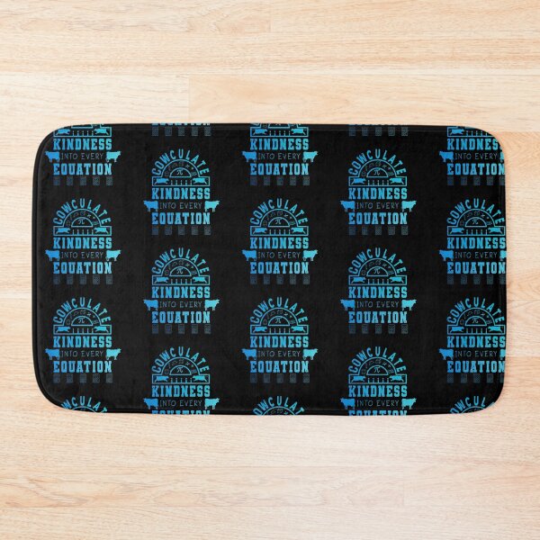 Item preview, Blue version of Cowculate kindness into every equation Calculate calculus Cow puns designed and sold by FarmsteadAcers.