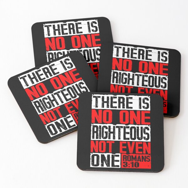 Item preview, There Is No One Righteous Not Even One. Romans 3:10 designed and sold by plushism.