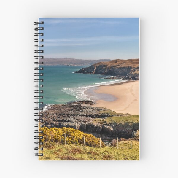 Item preview, Ceannabheinne Beach in Spring NC500 Scotland designed and sold by PhotosEcosse.