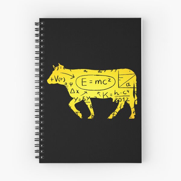 Item preview, Yellow version of Meet "The Calculus cow" Cow puns Cowculus designed and sold by FarmsteadAcers.