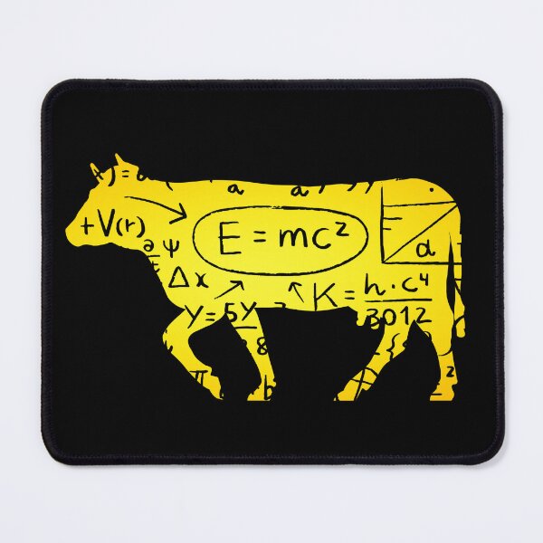 Item preview, Yellow version of Meet "The Calculus cow" Cow puns Cowculus designed and sold by FarmsteadAcers.