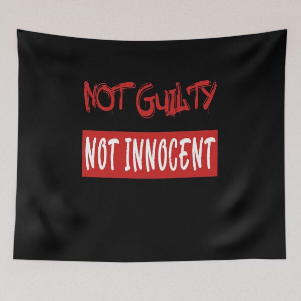Item preview, Not guilty not innocent designed and sold by CottagePop.