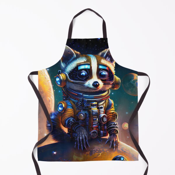Item preview, Raccoon Astronaut Digital art designed and sold by ArtsyWishesShop.