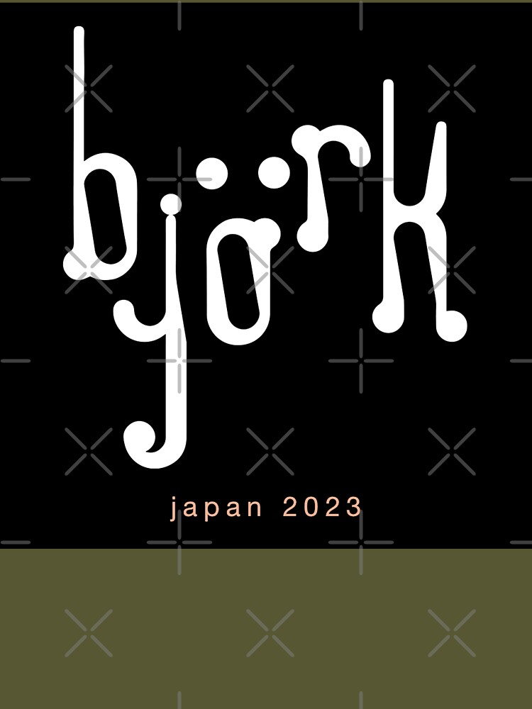 Bjork japan 2023 A. cornucopia NATURAL TEE (L)東京ガーデンシアター