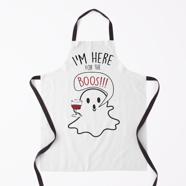 Item preview, I'm Here for the Boos - Halloween Wine Drinking designed and sold by LemonRindDesign.