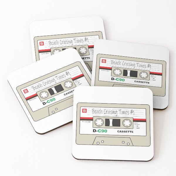 Item preview, Vintage Cassette Beach Cruising Tunes Stereo  designed and sold by HatzicTshirts.