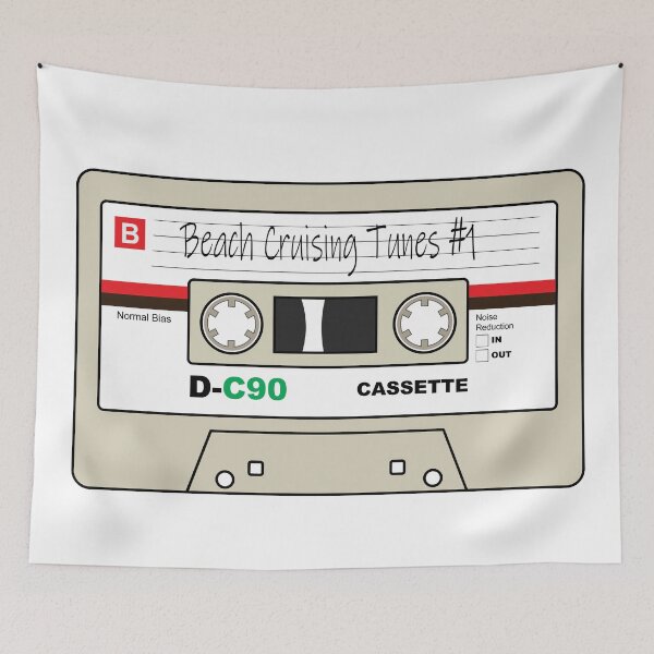 Item preview, Vintage Cassette Beach Cruising Tunes Stereo  designed and sold by HatzicTshirts.