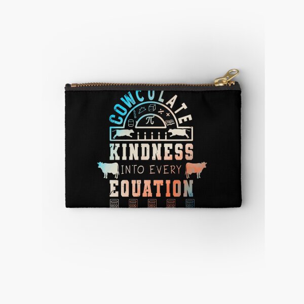 Item preview, Colorful version of Cowculate kindness into every equation Calculate calculus Cow puns designed and sold by FarmsteadAcers.