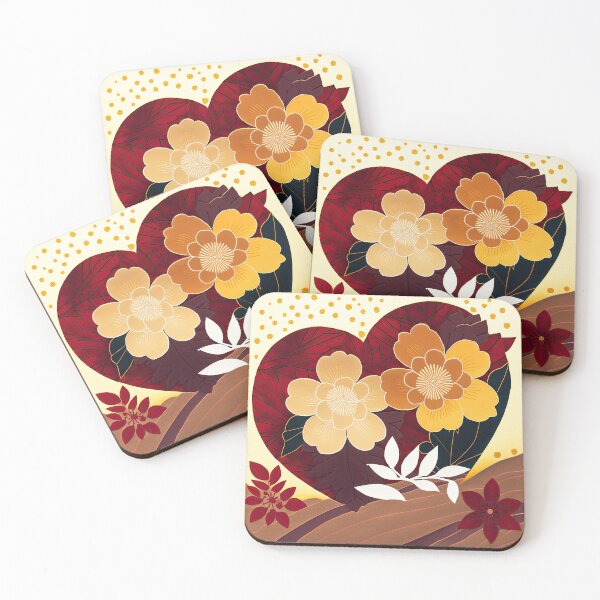Item preview, Flowers and Hearts designed and sold by mi-kam.
