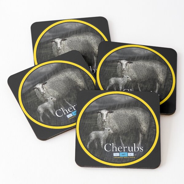 Item preview, Cherubs Canadian Premiere Sheep Pin designed and sold by Ctrl-ART-Del Theatre.