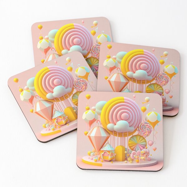 Item preview, Candy world colorful illustration, enchanted world designed and sold by Crea79.