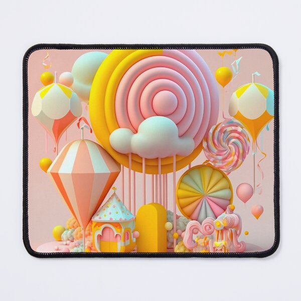 Artikelvorschau, Candy World bunte Illustration, verzauberte Welt entworfen und verkauft von Crea79.