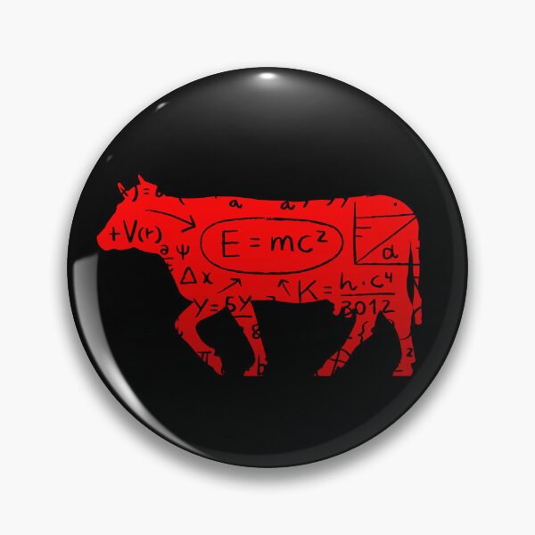 Item preview, Red version of Meet "The Calculus cow" Cow puns Cowculus designed and sold by FarmsteadAcers.