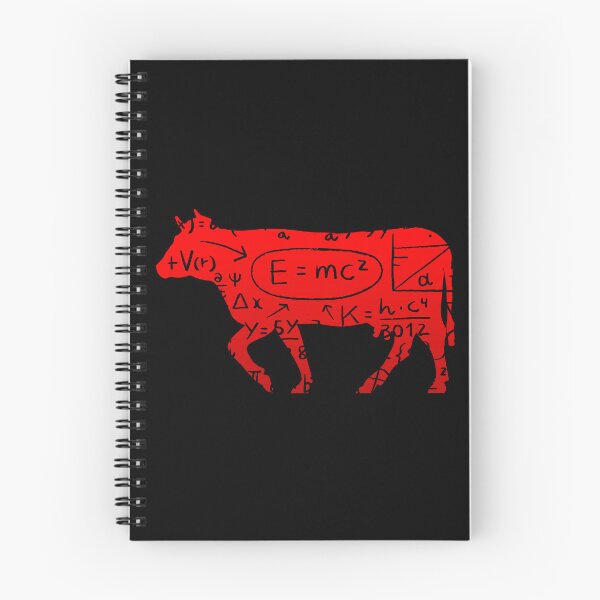 Item preview, Red version of Meet "The Calculus cow" Cow puns Cowculus designed and sold by FarmsteadAcers.