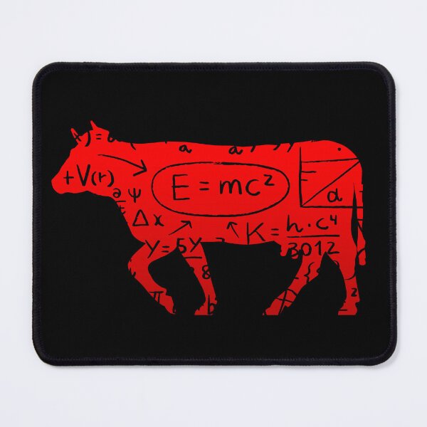 Item preview, Red version of Meet "The Calculus cow" Cow puns Cowculus designed and sold by FarmsteadAcers.