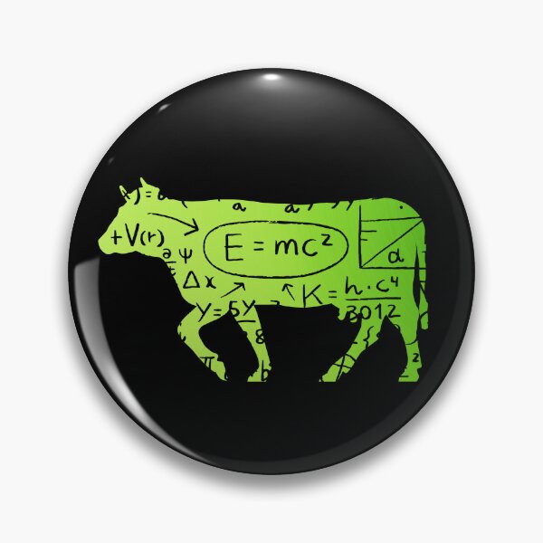 Item preview, Green version of Meet "The Calculus cow" Cow puns Cowculus designed and sold by FarmsteadAcers.