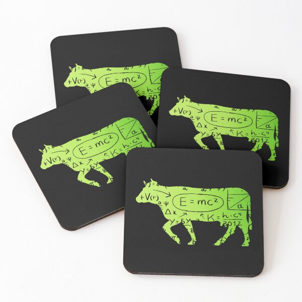 Item preview, Green version of Meet "The Calculus cow" Cow puns Cowculus designed and sold by FarmsteadAcers.