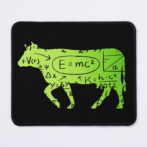 Item preview, Green version of Meet "The Calculus cow" Cow puns Cowculus designed and sold by FarmsteadAcers.