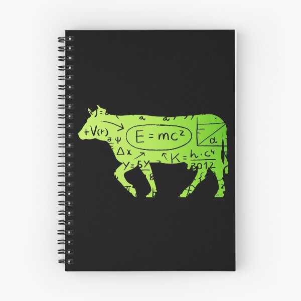 Item preview, Green version of Meet "The Calculus cow" Cow puns Cowculus designed and sold by FarmsteadAcers.