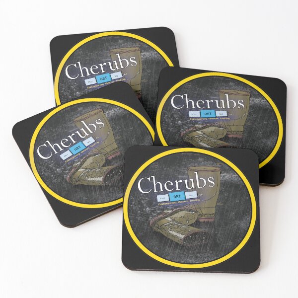 Item preview, Cherubs Canadian Premiere Rainboots Pin designed and sold by Ctrl-ART-Del Theatre.