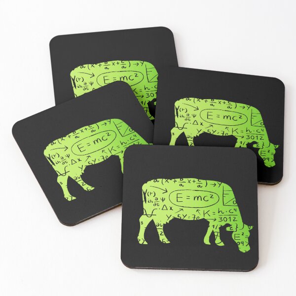 Item preview, Light green version of Meet "The Calculus cow" Cow puns Cowculus designed and sold by FarmsteadAcers.