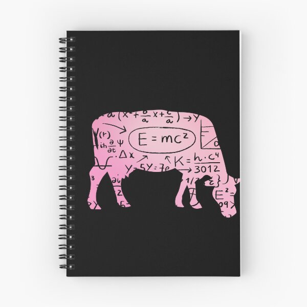 Item preview, Pink version of Meet "The Calculus cow" Cow puns Cowculus designed and sold by FarmsteadAcers.