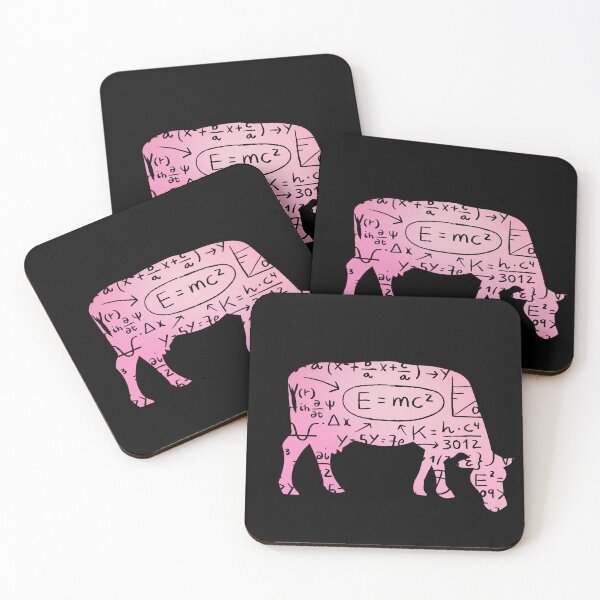 Item preview, Pink version of Meet "The Calculus cow" Cow puns Cowculus designed and sold by FarmsteadAcers.