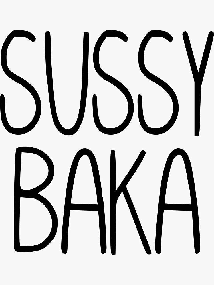 Sussy Baka Meme Suss Sticker Among Us Inspired Vinyl Laptop Decal Gaming