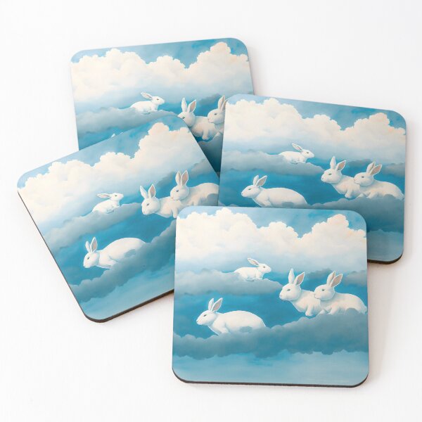 Item preview, Rabbits dream of clouds designed and sold by EmilyDayDreams.
