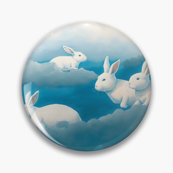 Item preview, Rabbits dream of clouds designed and sold by EmilyDayDreams.